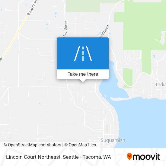 Mapa de Lincoln Court Northeast
