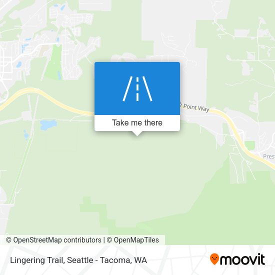 Lingering Trail map
