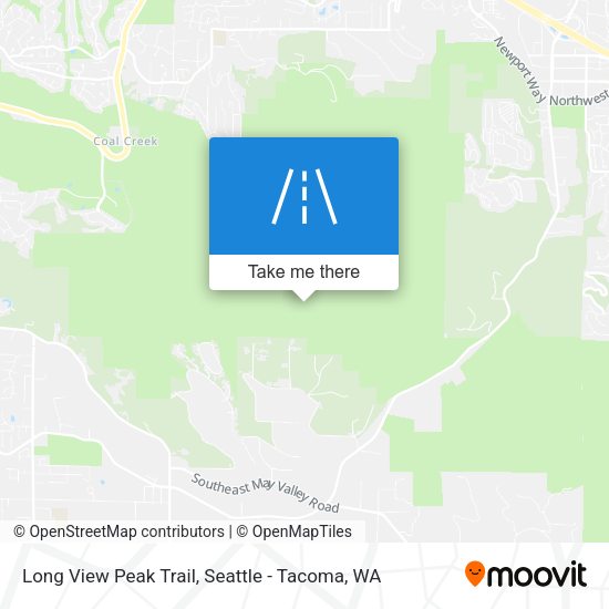 Mapa de Long View Peak Trail