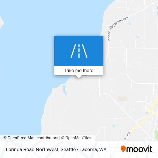 Mapa de Lorinda Road Northwest