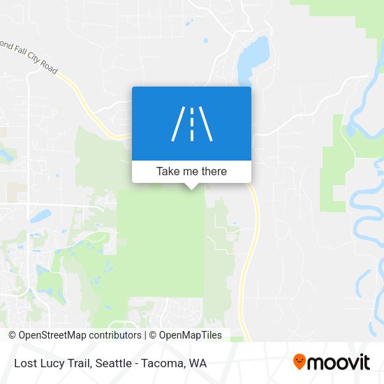Lost Lucy Trail map