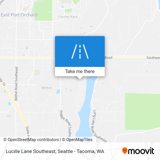 Mapa de Lucille Lane Southeast