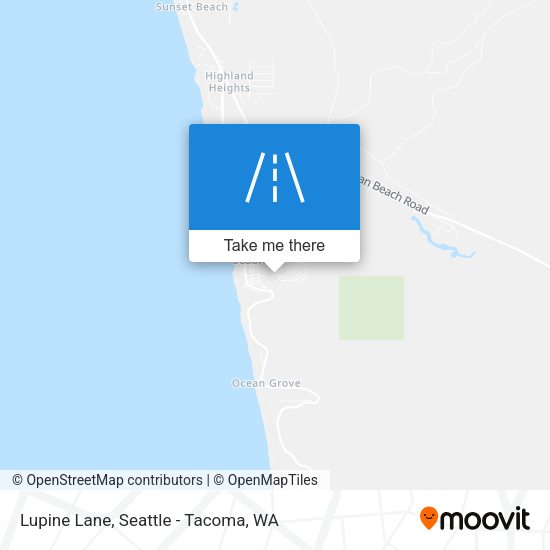 Lupine Lane map
