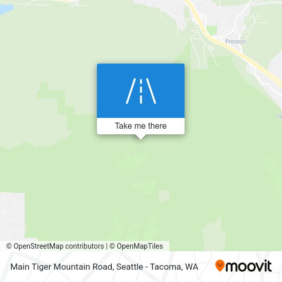 Main Tiger Mountain Road map