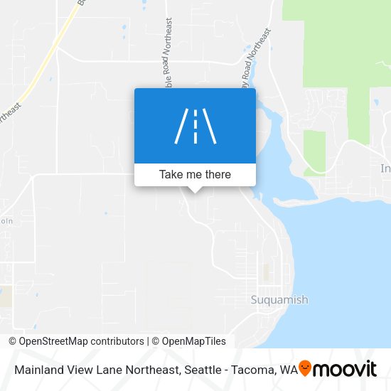 Mapa de Mainland View Lane Northeast