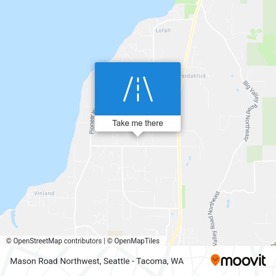 Mason Road Northwest map