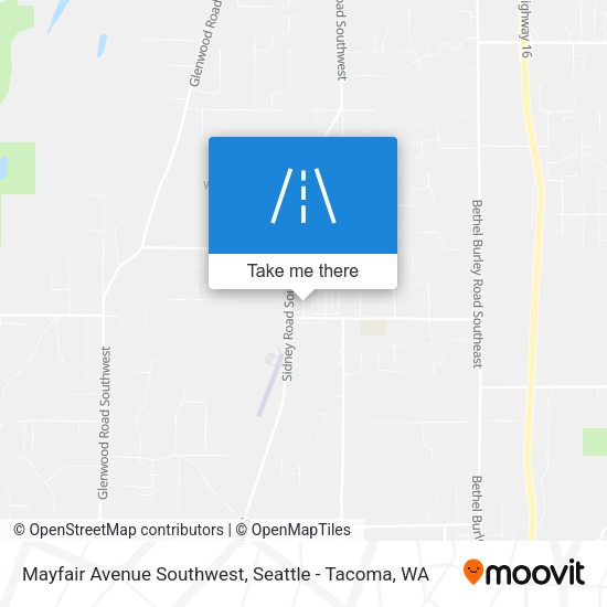 Mapa de Mayfair Avenue Southwest
