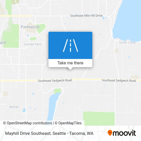 Mapa de Mayhill Drive Southeast