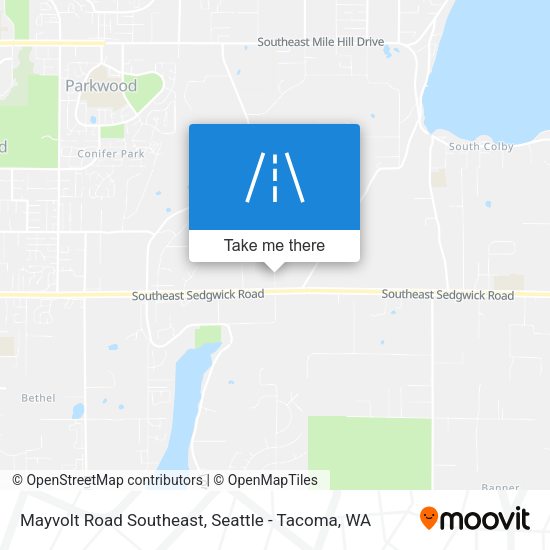 Mayvolt Road Southeast map