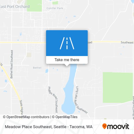 Meadow Place Southeast map
