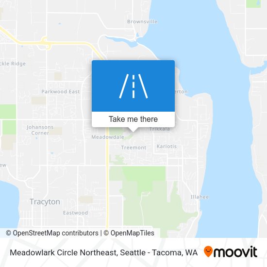 Meadowlark Circle Northeast map