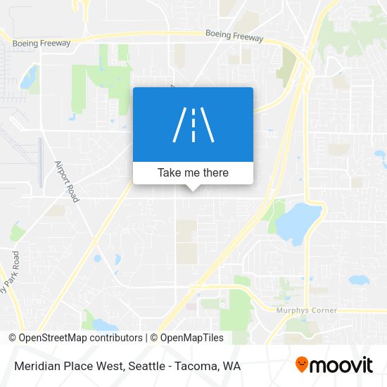 Meridian Place West map
