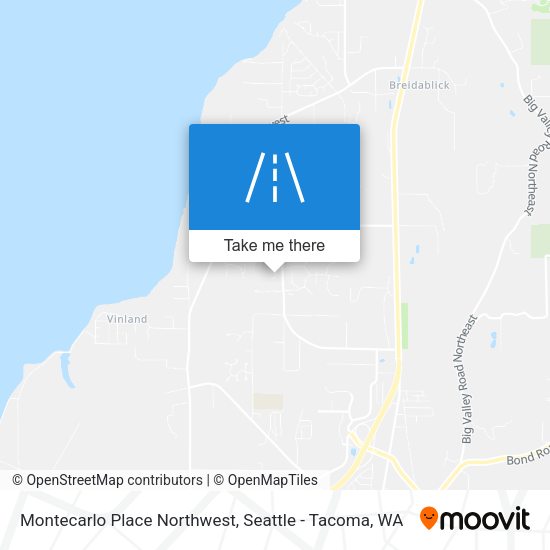 Montecarlo Place Northwest map