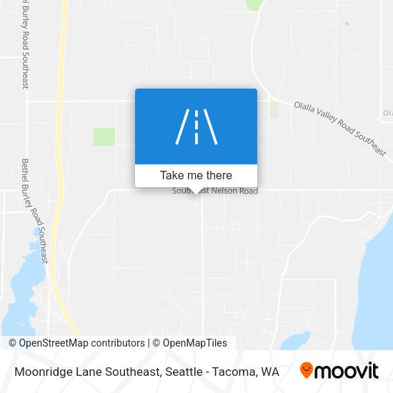 Mapa de Moonridge Lane Southeast