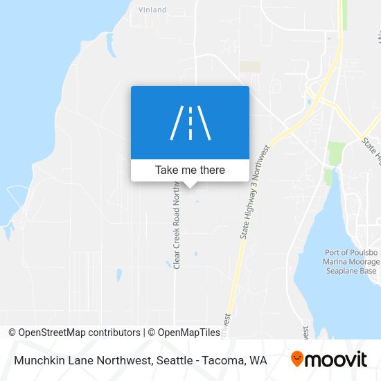 Mapa de Munchkin Lane Northwest