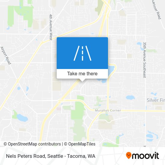 Mapa de Nels Peters Road