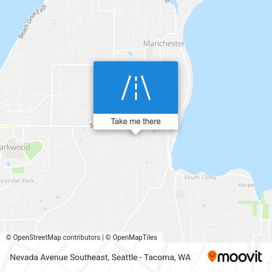 Mapa de Nevada Avenue Southeast