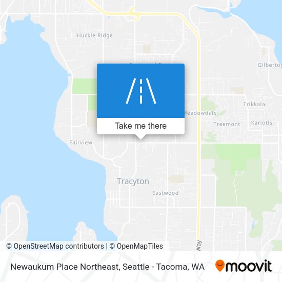 Newaukum Place Northeast map