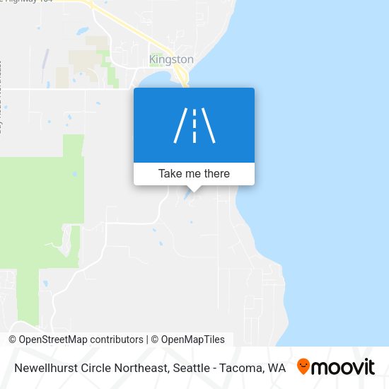 Newellhurst Circle Northeast map