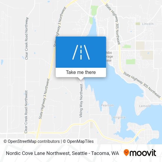 Nordic Cove Lane Northwest map
