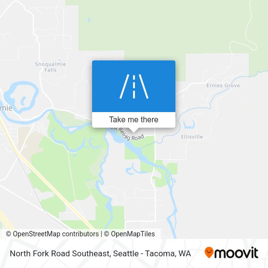 Mapa de North Fork Road Southeast