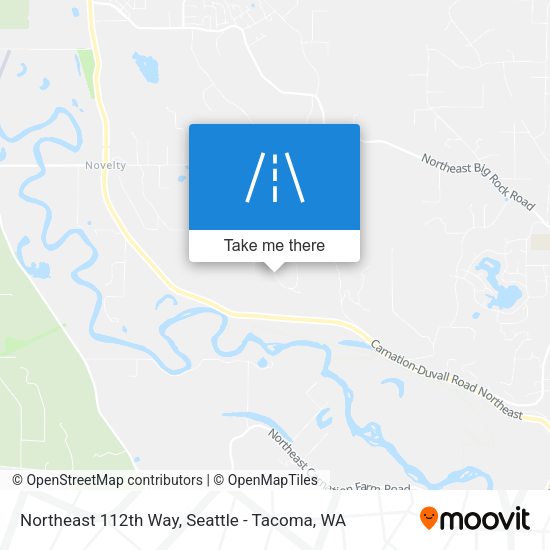 Mapa de Northeast 112th Way