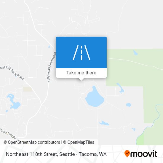 Northeast 118th Street map
