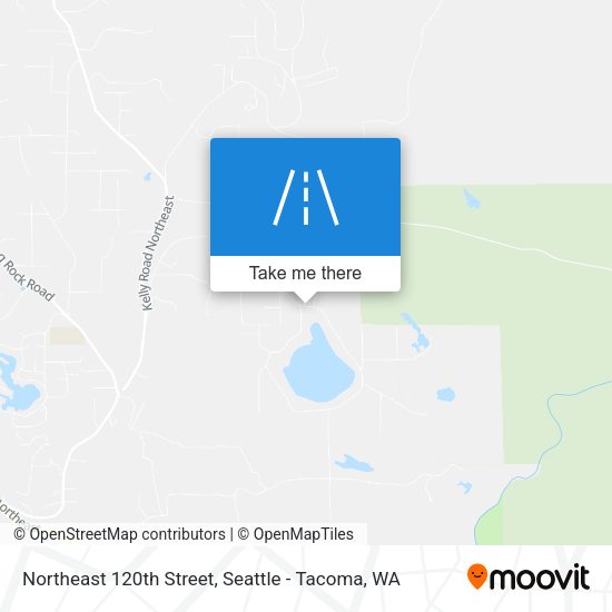 Northeast 120th Street map