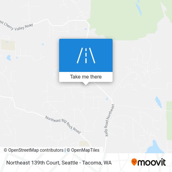 Northeast 139th Court map