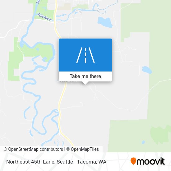 Northeast 45th Lane map