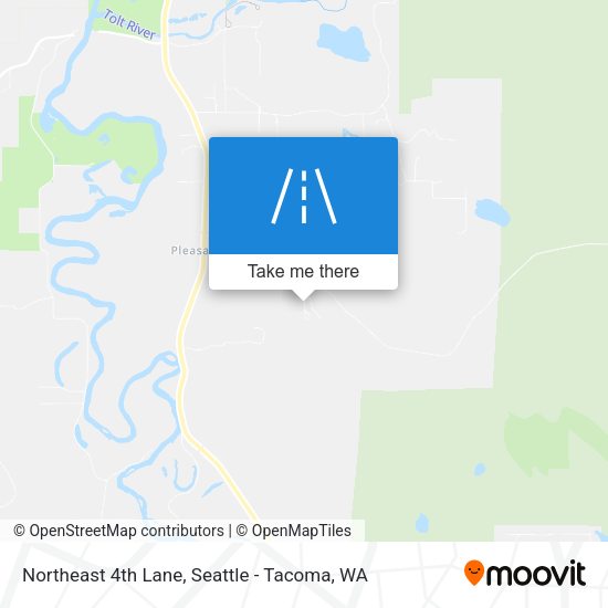 Mapa de Northeast 4th Lane