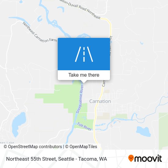 Mapa de Northeast 55th Street