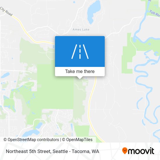 Northeast 5th Street map
