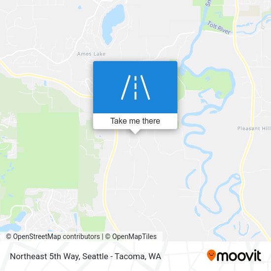 Northeast 5th Way map