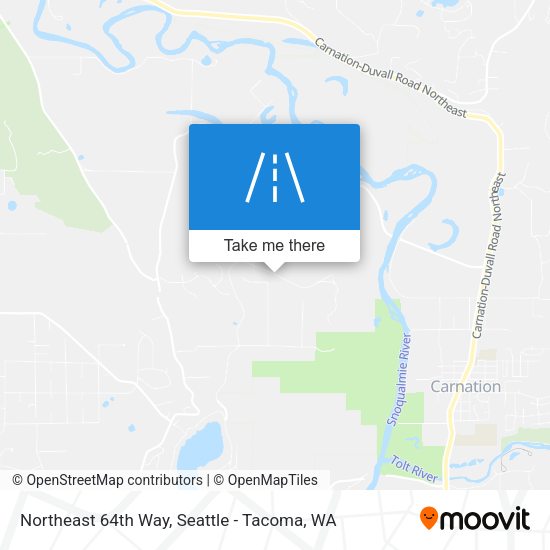 Mapa de Northeast 64th Way