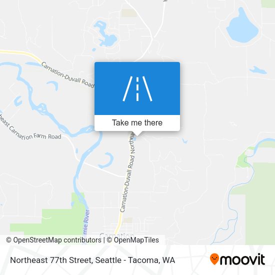 Northeast 77th Street map