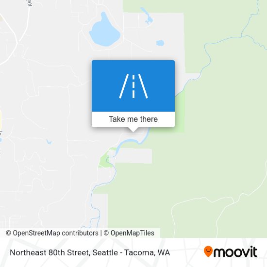 Northeast 80th Street map