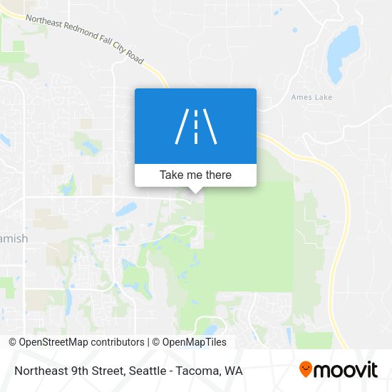Northeast 9th Street map