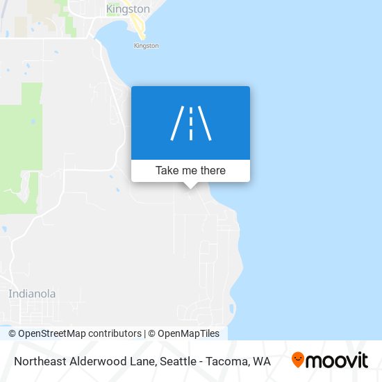 Northeast Alderwood Lane map
