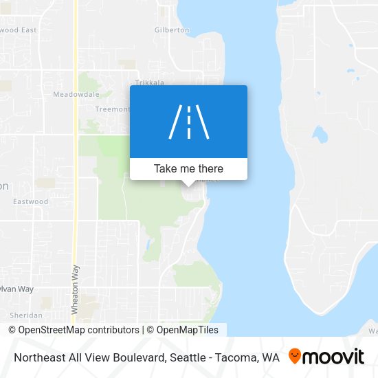 Northeast All View Boulevard map
