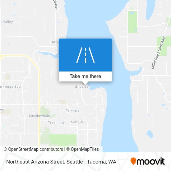 Mapa de Northeast Arizona Street