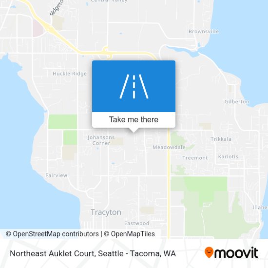 Northeast Auklet Court map