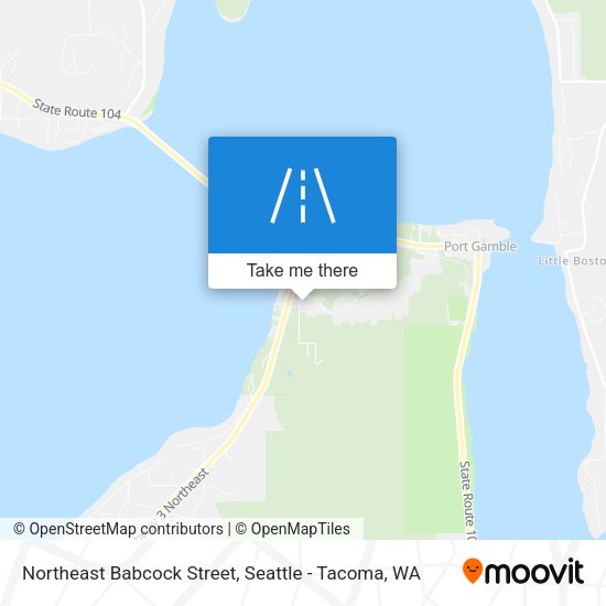 Northeast Babcock Street map