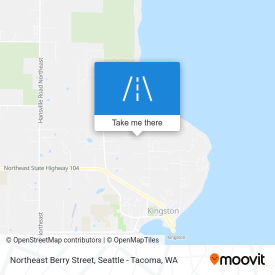 Northeast Berry Street map