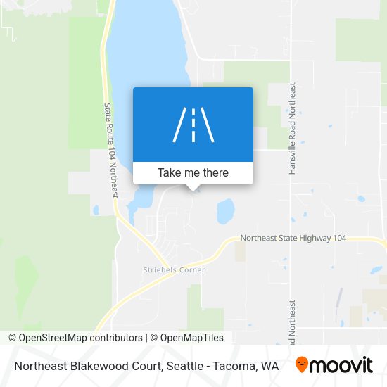 Mapa de Northeast Blakewood Court