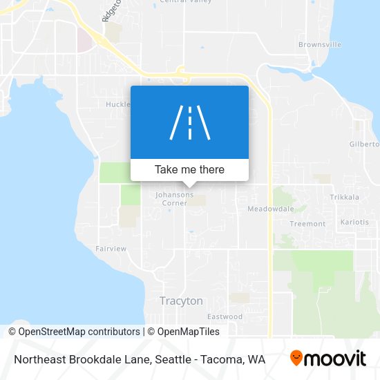 Northeast Brookdale Lane map