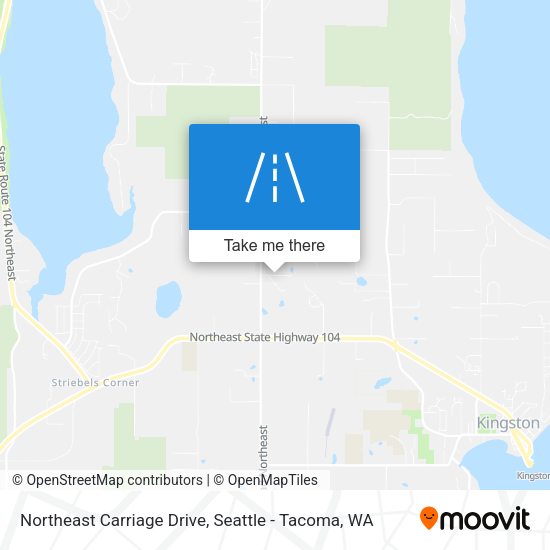 Northeast Carriage Drive map