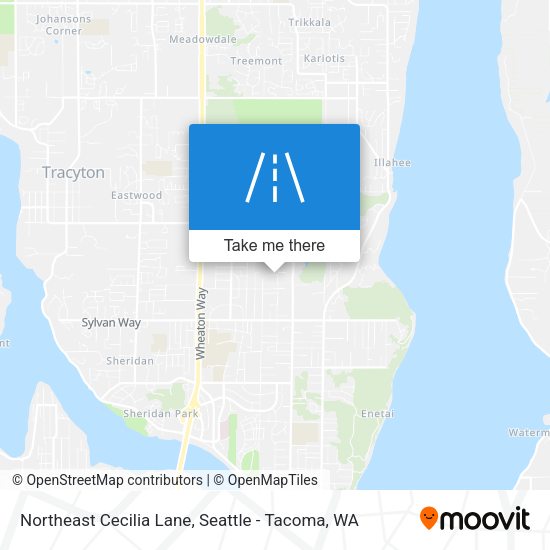 Mapa de Northeast Cecilia Lane