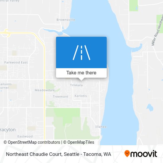 Mapa de Northeast Chaudie Court