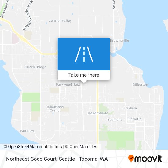 Northeast Coco Court map